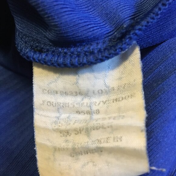 Vintage Made in Canada WE Phthalo Blue Ribbed T-Shirt - Picture 11 of 16